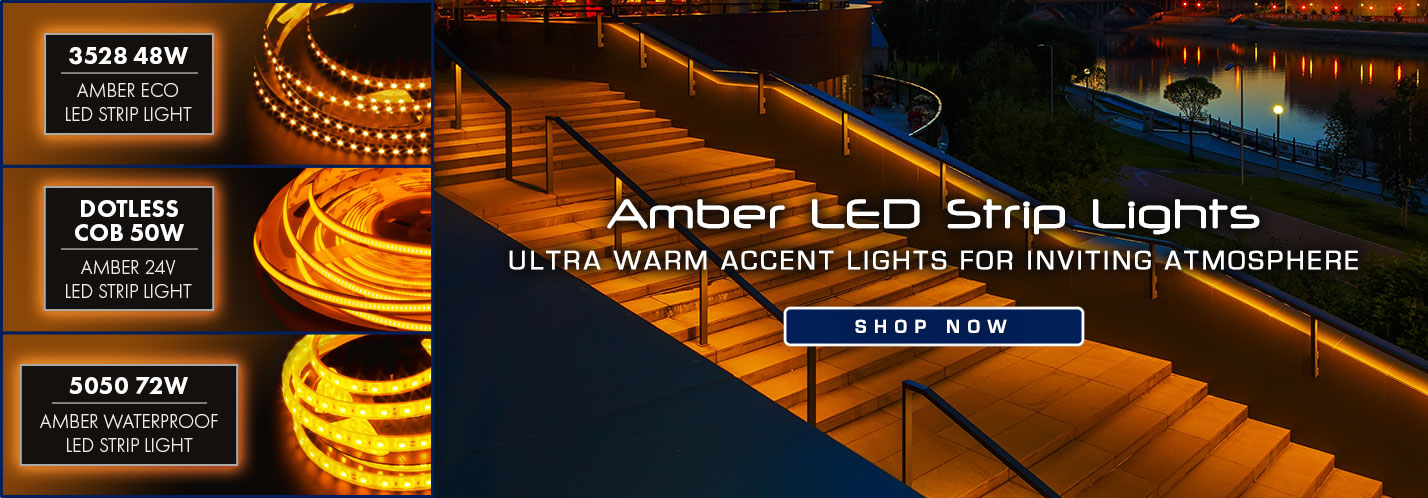Amber LED Strip Lights