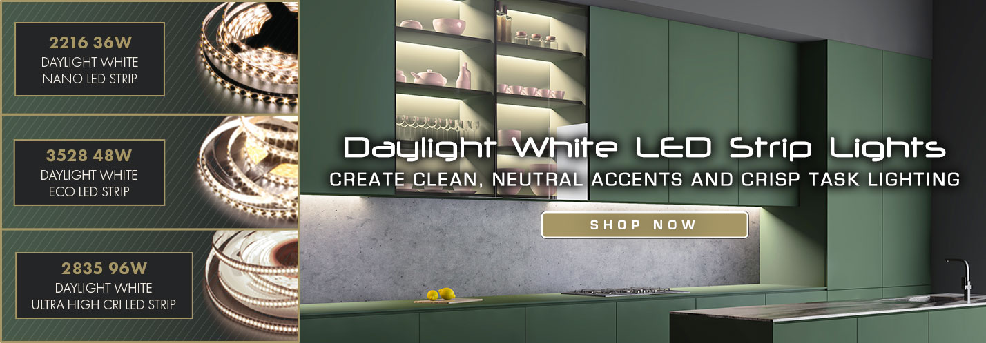 Daylight White LED Strip Lights