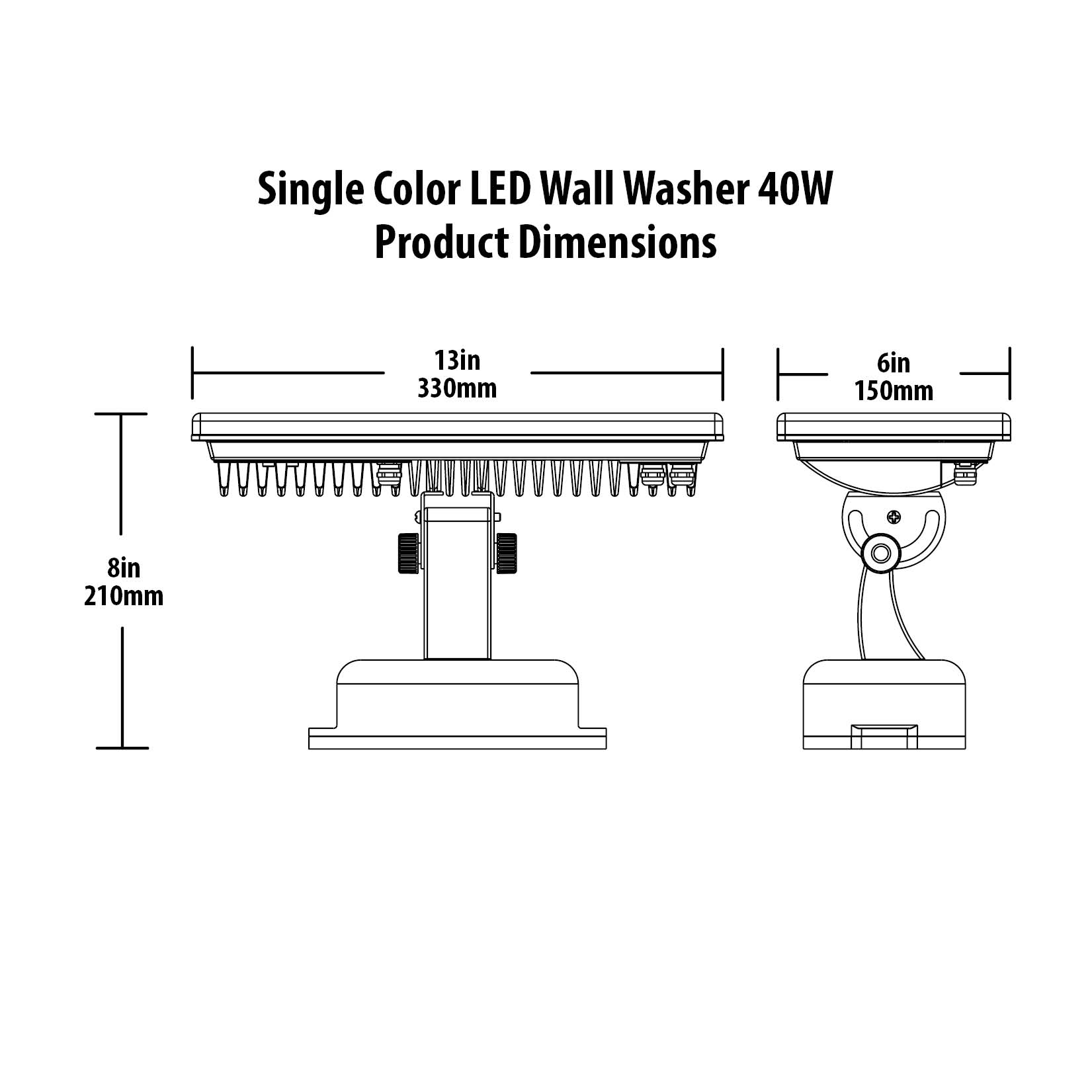 Single Color LED Wall Washer
